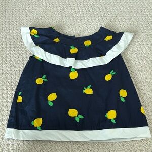 Janie and Jack Lemon Blouse